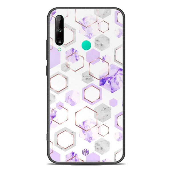 Stylish Marble Series Soft Phone Case - Premium Glass Case - Design 5 - Honor 9C