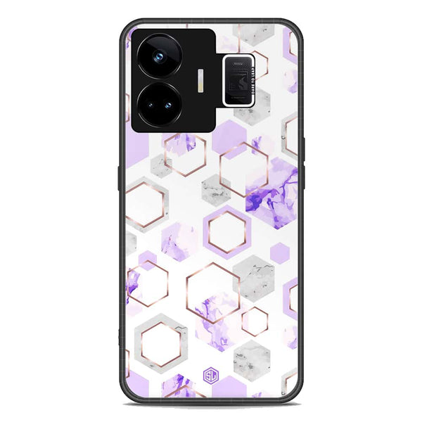 Stylish Marble Series Soft Phone Case - Premium Glass Case - Design 5 - Realme GT Neo 5