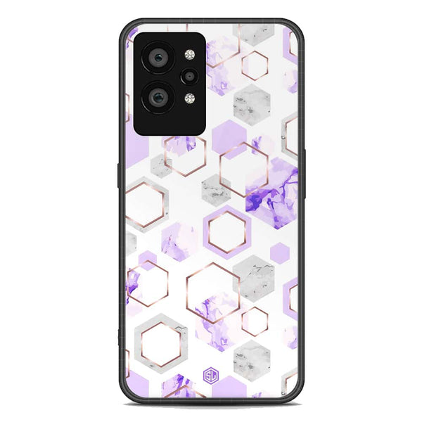 Stylish Marble Series Soft Phone Case - Premium Glass Case - Design 5 - Realme GT2 Pro