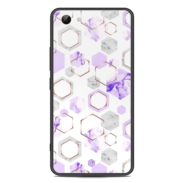 Stylish Marble Series Soft Phone Case - Acrylic Case - Design 5 - - Vivo Y83