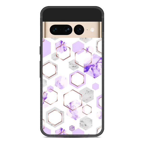 Stylish Marble Series Soft Phone Case - Metal Case - Design 5 - Google Pixel 7 Pro