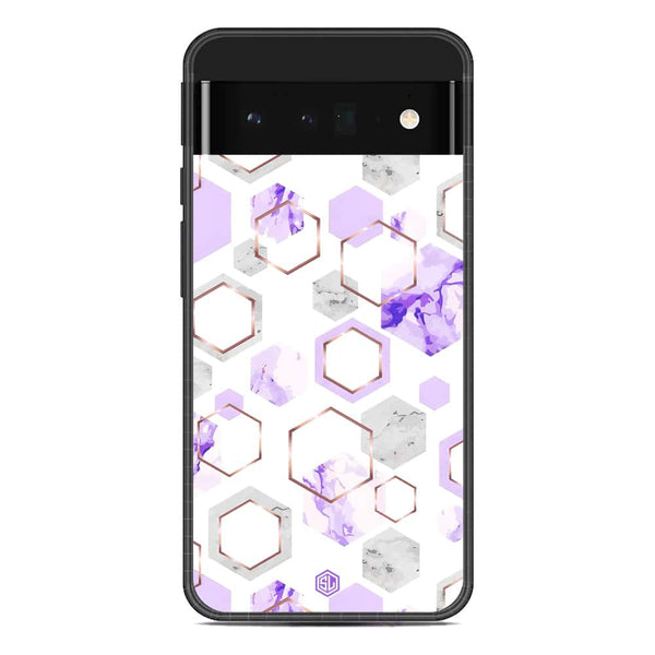 Stylish Marble Series Soft Phone Case - Metal Case - Design 5 - Google Pixel 6 Pro