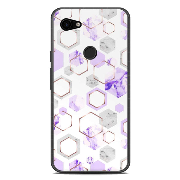 Stylish Marble Series Soft Phone Case - Metal Case - Design 5 - Google Pixel 3a