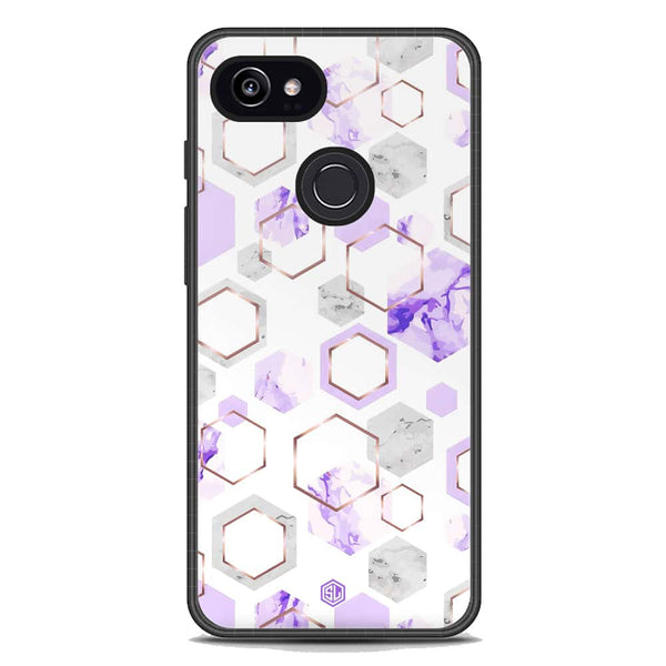 Stylish Marble Series Soft Phone Case - Metal Case - Design 5 - Google Pixel 2 XL