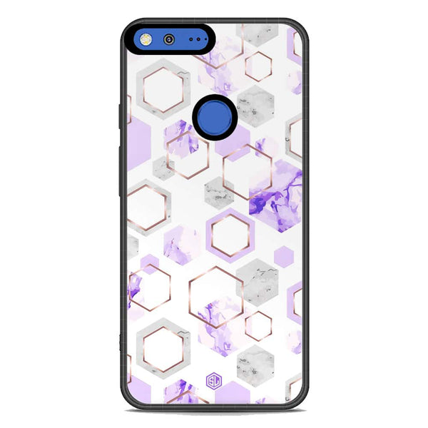 Stylish Marble Series Soft Phone Case - Metal Case - Design 5 - Google Pixel XL