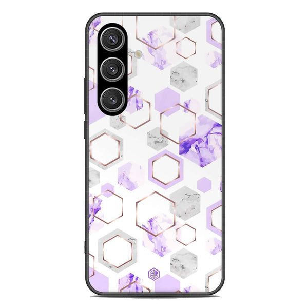 Stylish Marble Series Soft Phone Case - Premium Glass Case - Design 5 - Samsung Galaxy S24 Plus