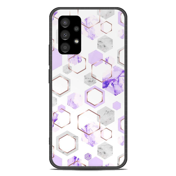 Stylish Marble Series Soft Phone Case - Premium Glass Case - Design 5 - Samsung Galaxy A73 5G