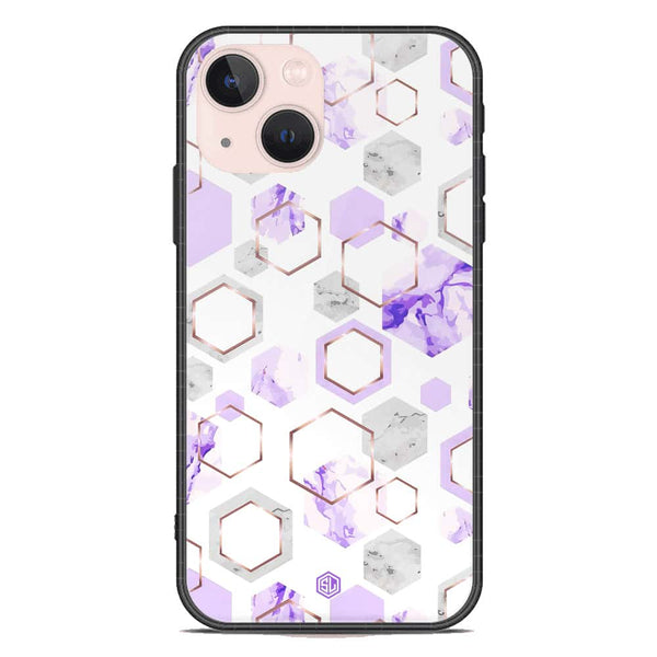 Stylish Marble Series Soft Phone Case - Premium Glass Case - Design 5 - iPhone 14