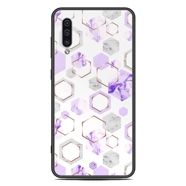 Stylish Marble Series Soft Phone Case - Premium Glass Case - Design 5 - Samsung Galaxy A30s